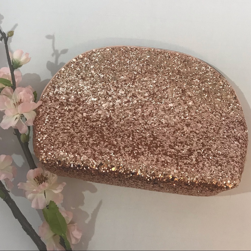 3/$20 Estée Lauder Glitter Cosmetic Glamour Bag NWOT